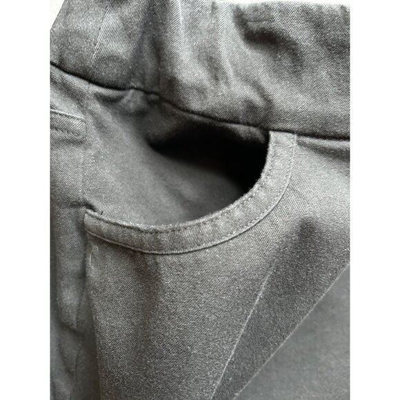 SOFT SURROUNDINGS BLACK CASUAL CHIC‎ ANKLE PANTS W/ BUTTON DETAIL Sz LARGE - Picture 10 of 10